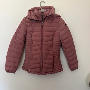 DKNY Dusty Rose Puffer Jacket